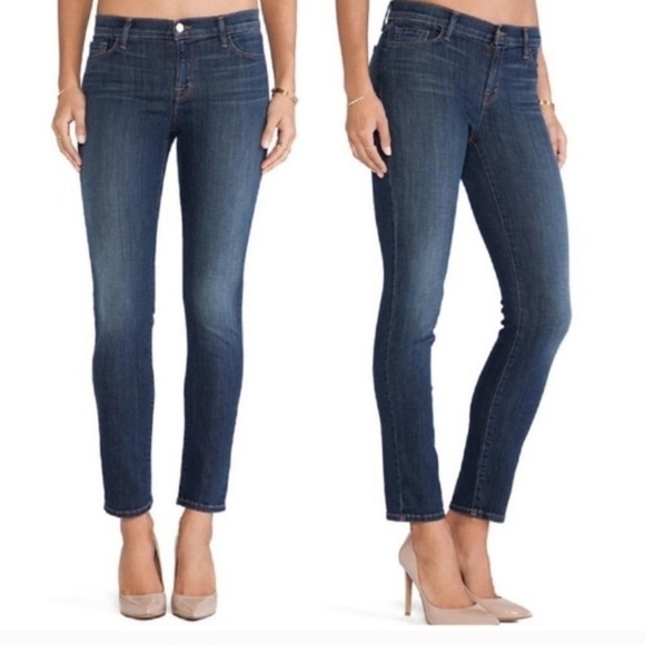 J BRAND Storm Stretch Ankle Skinny Jeans Midrise - Picture 1 of 7